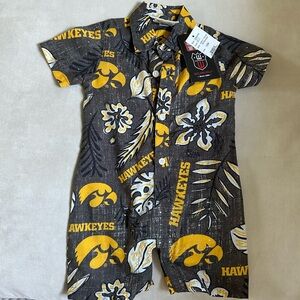 IOWA HAWKEYES ROMPER 12mos